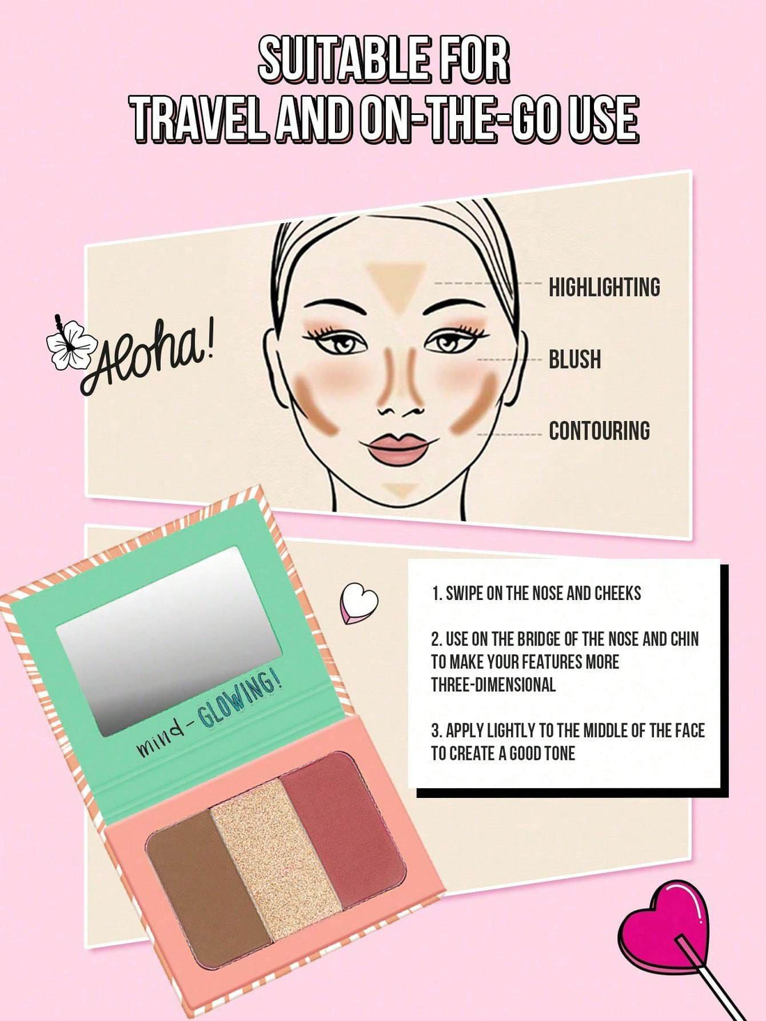SHEIN Misslyn Shaping All In One Contouring Palette