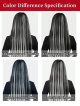 SHEIN 5 PCS Clip In Hair Extensions 20 Inch