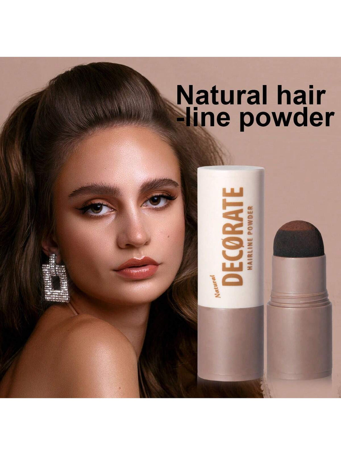 SHEIN Natural Hairline Powder, Waterproof Sweat-Resistant Non