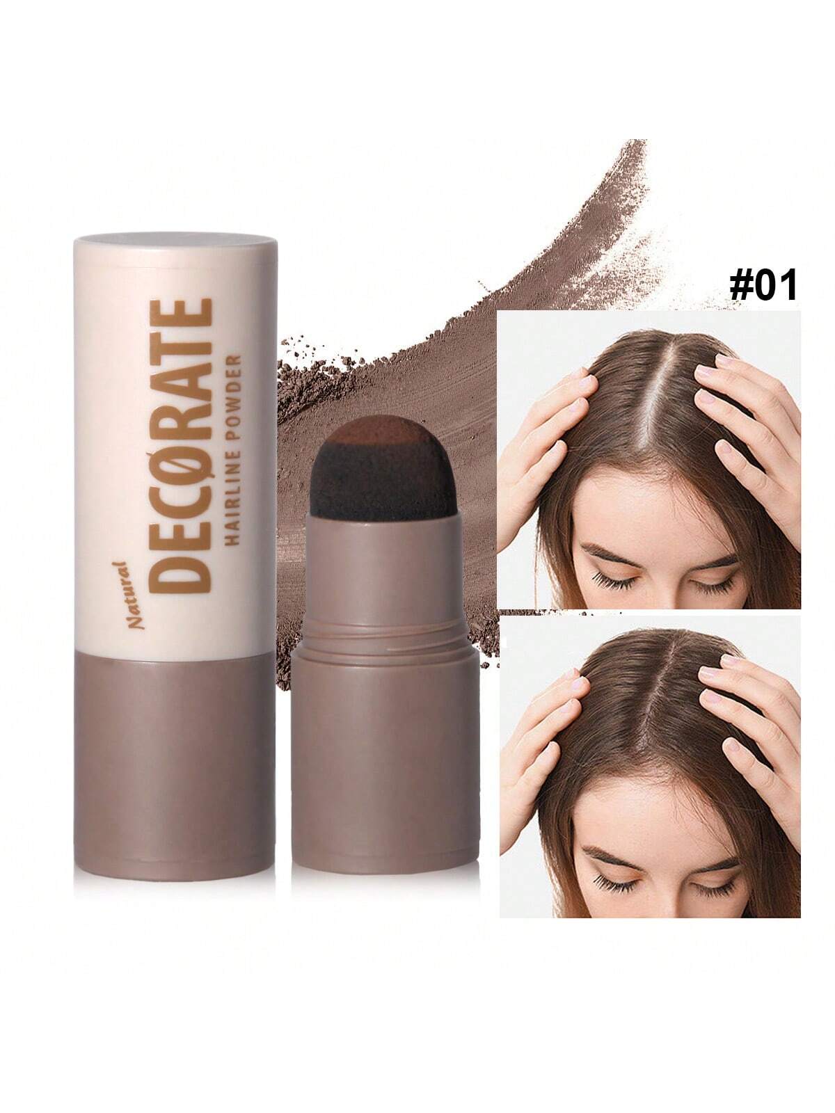SHEIN Natural Hairline Powder, Waterproof Sweat-Resistant Non