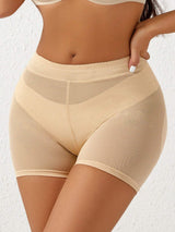 SHEIN 1pc Women Butt Lifting Padded Seamless Shapewear Shorts