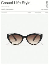 SHEIN Vintage Bohemian Cat Eye Full Rim Fashion Glasses