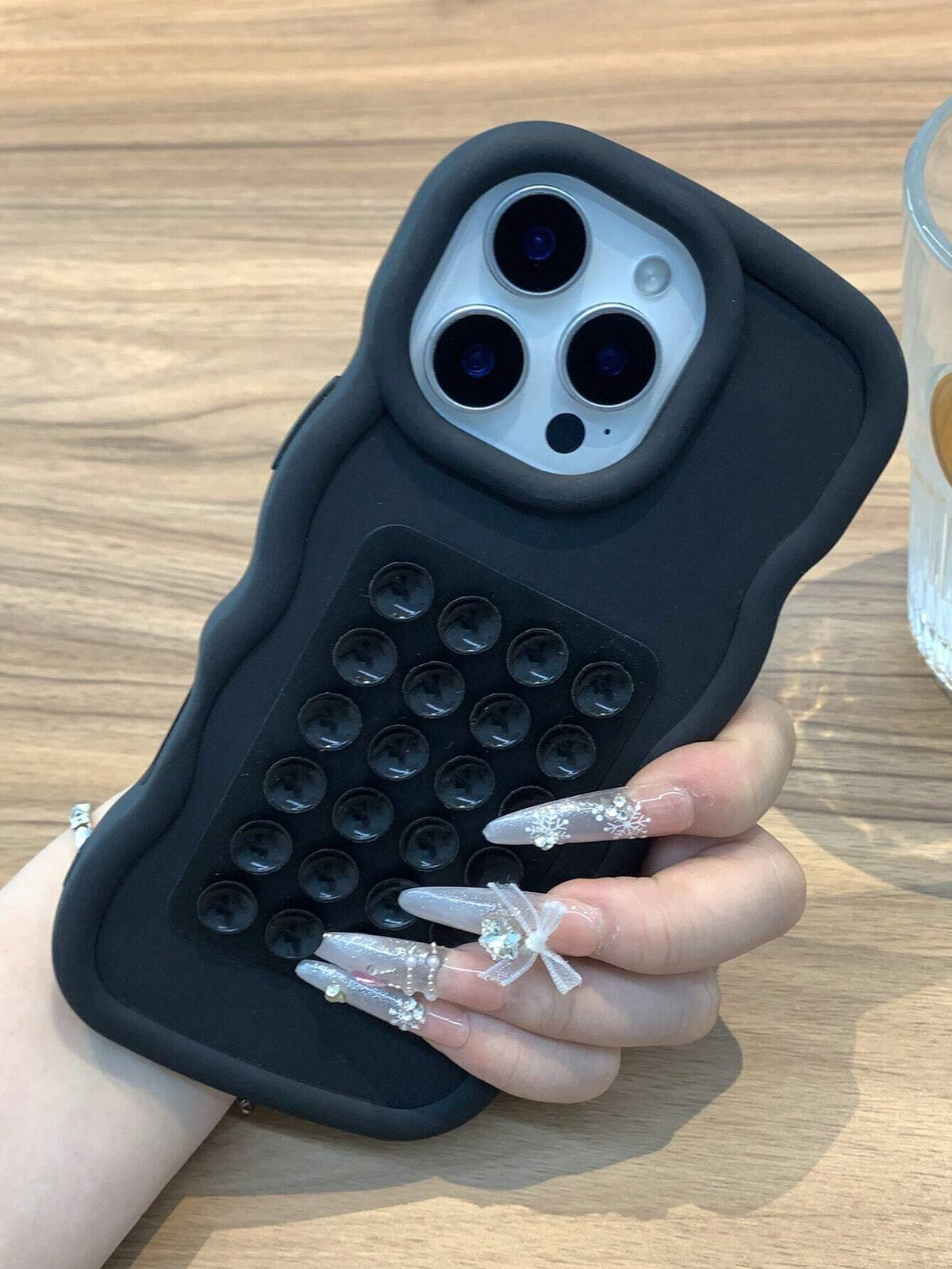SHEIN Apple Mobile Phone Holder Luxury Suction Cup Holder