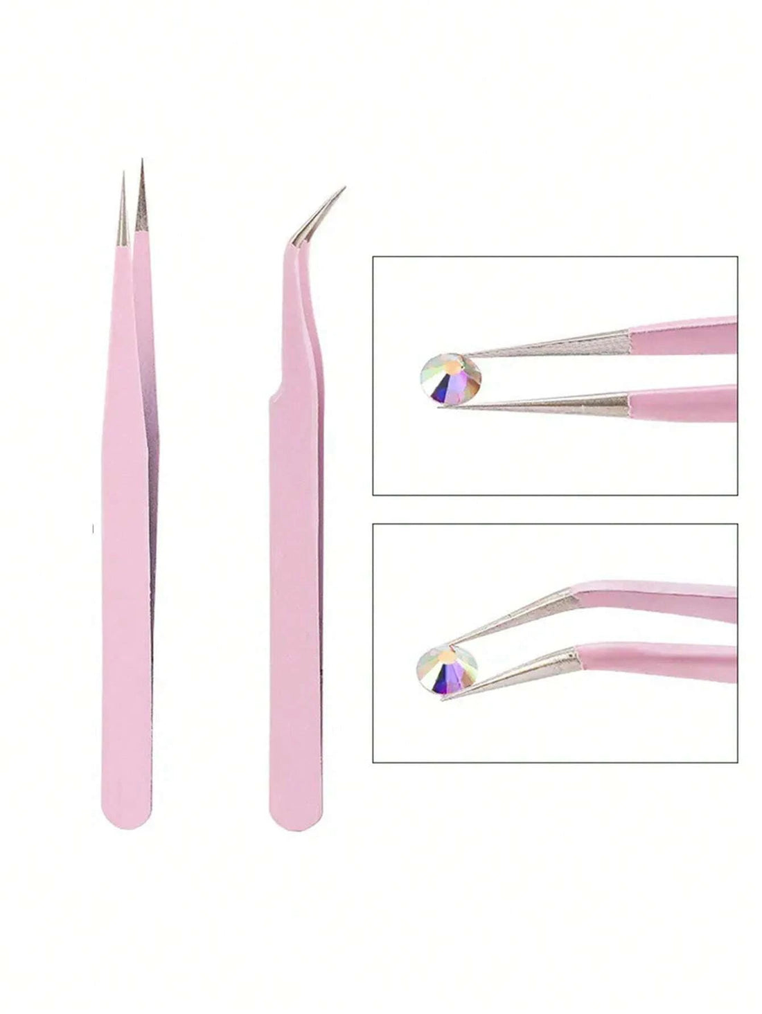 SHEIN 3-Piece Stainless Steel Manicure Tool Kit with Nail Clipper