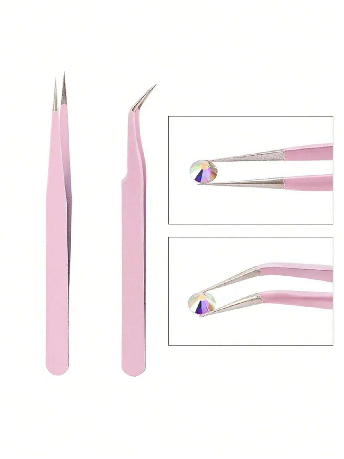 SHEIN 3-Piece Stainless Steel Manicure Tool Kit with Nail Clipper