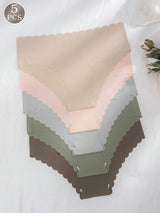 SHEIN 5 Pcs/Pack Women's Sexy Seamless Comfortable