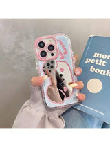SHEIN Dog A Puppy Women Mirror Phone Case