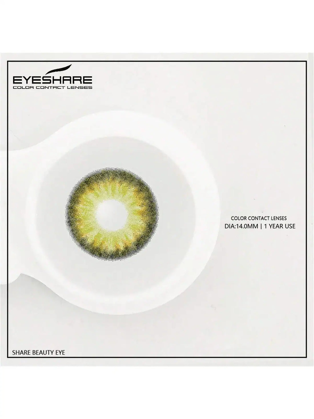 SHEIN EYESHARE Green Colored Contact Lenses