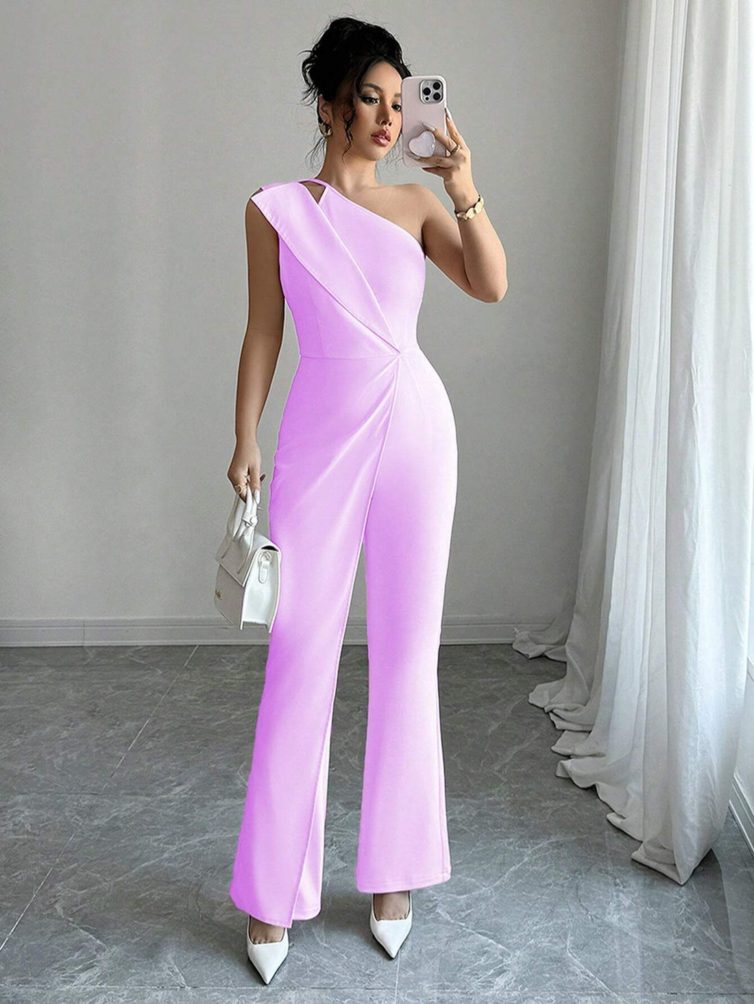 SHEIN Elenzga New Elegant High-Quality Slim & Whitening Jumpsuit