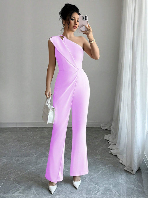 SHEIN Elenzga New Elegant High-Quality Slim & Whitening Jumpsuit