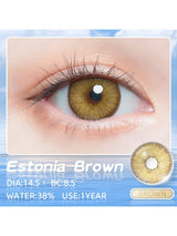 عدسات لاصقة تجميلية ملونة بني Estonia، زوج واحد – SHEIN Eyeshare