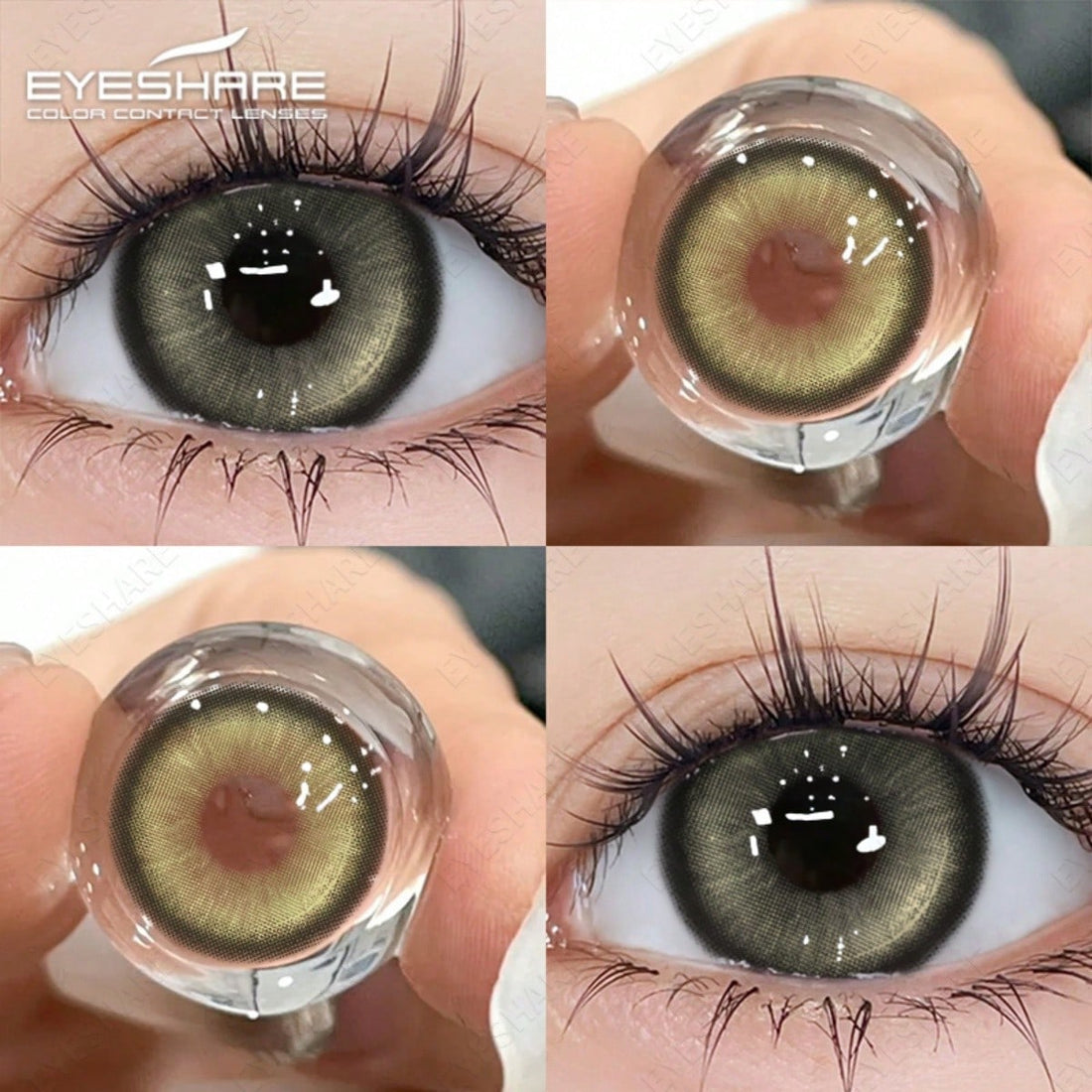 SHEIN Eyeshare Green 1-Day Disposable Soft Color Contact Lenses
