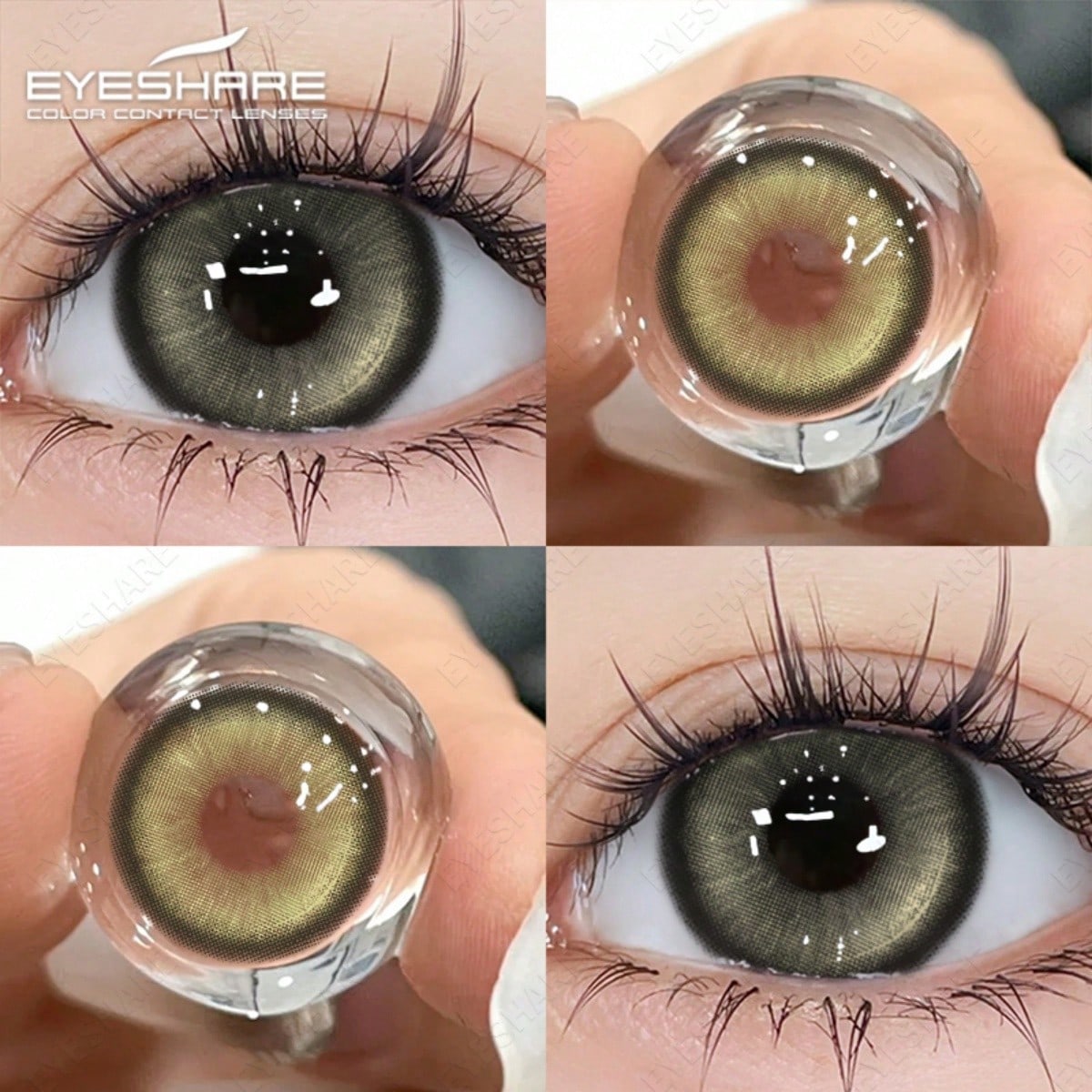 SHEIN Eyeshare Green 1-Day Disposable Soft Color Contact Lenses