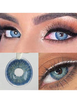 SHEIN FRESH LADY Natural Blue Color Contact Lenses, 14.2 mm, 1 Pair