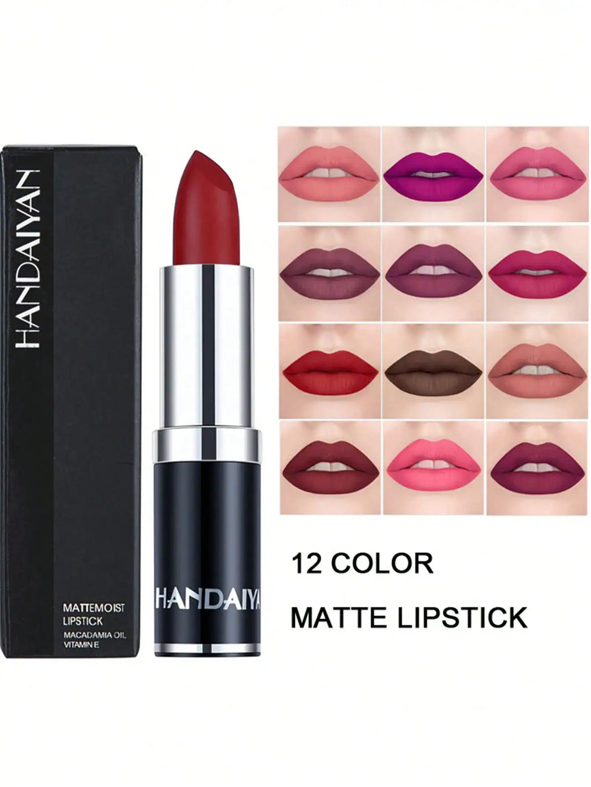 SHEIN HANDAIYAN Matte Moisturizing Velvet Lipstick