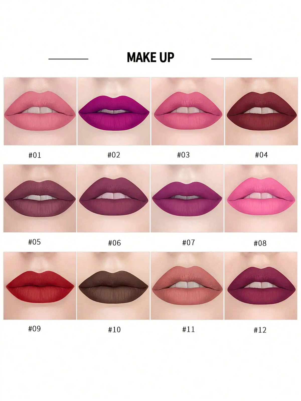 SHEIN HANDAIYAN HANDAIYAN Matte Moisturizing Lipstick, Velvet Lipstick