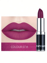 SHEIN HANDAIYAN Matte Moisturizing Lipstick, Velvet Lipstick For Music Festival, Party, Outdoor Travel, Portable, Net Wt. 3.5g Hot Pink