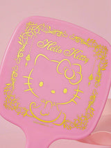 SHEIN HELLO KITTY AND FRIENDS SHEIN Cartoon & Letter Print Pink Handheld Mirror
