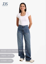 Wide Leg Front Pocket