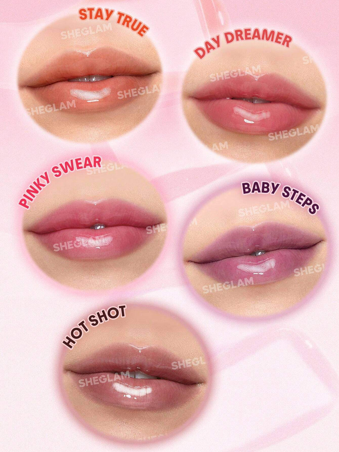 زيت شفايف ملون Jelly Wow درجة Baby Steps – SHEGLAM