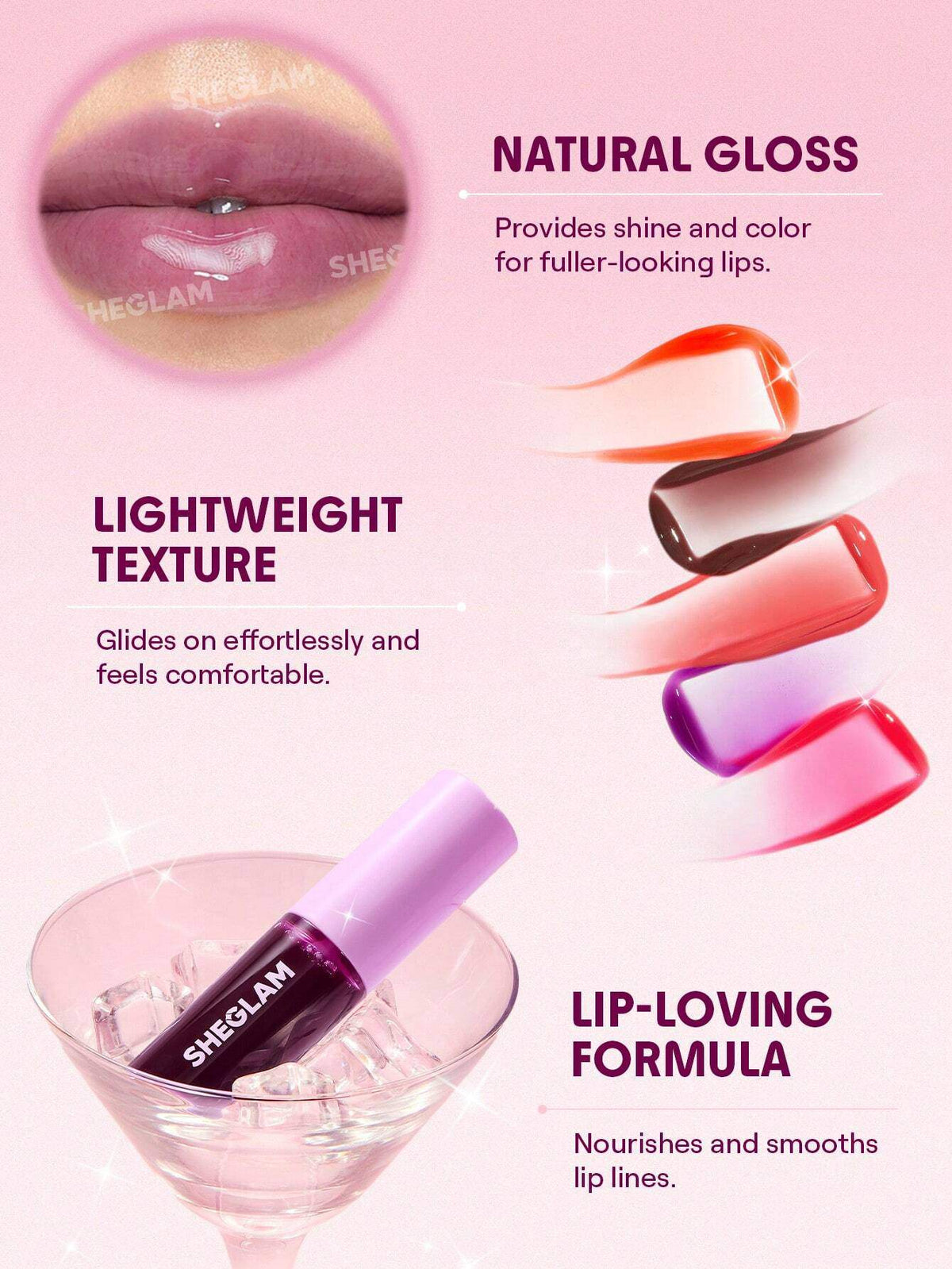 زيت شفايف ملون Jelly Wow درجة Baby Steps – SHEGLAM