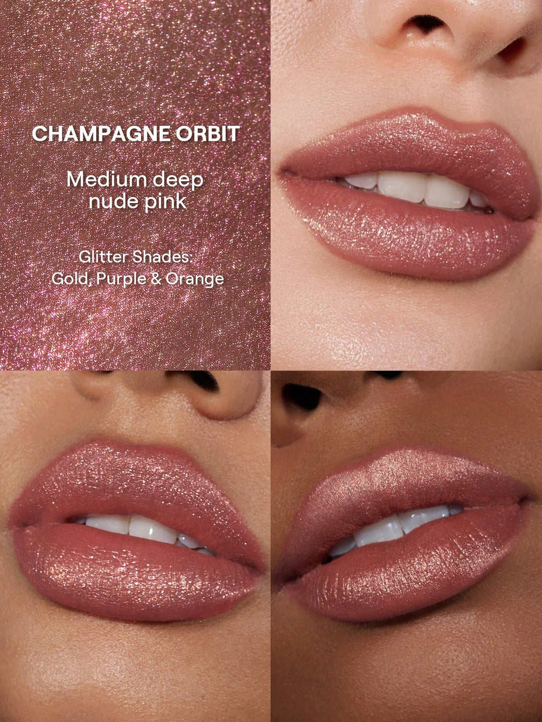 روج سائل جليتر Stardust Swipe لون 033 Champagne Orbit – SHEIN SHEGLAM