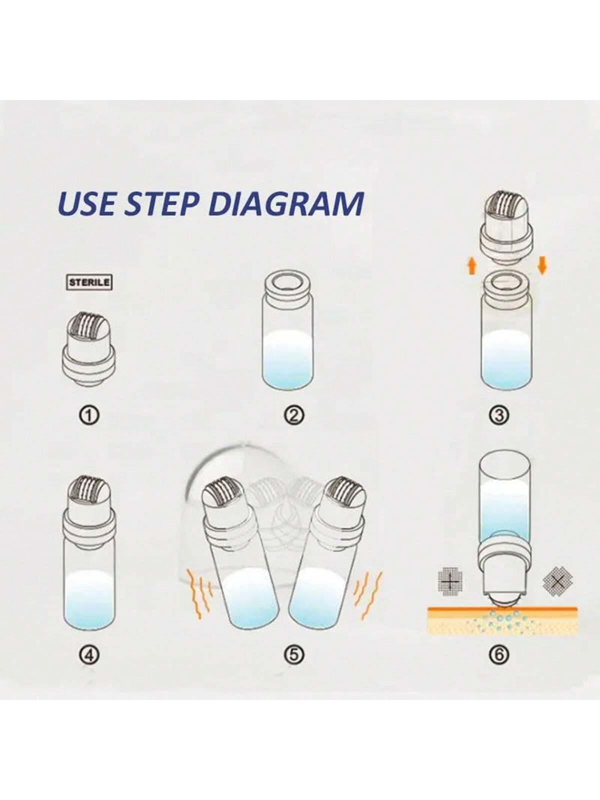 SHEIN 1 Pc 64PIN Serum Injection Microneedle Stamp