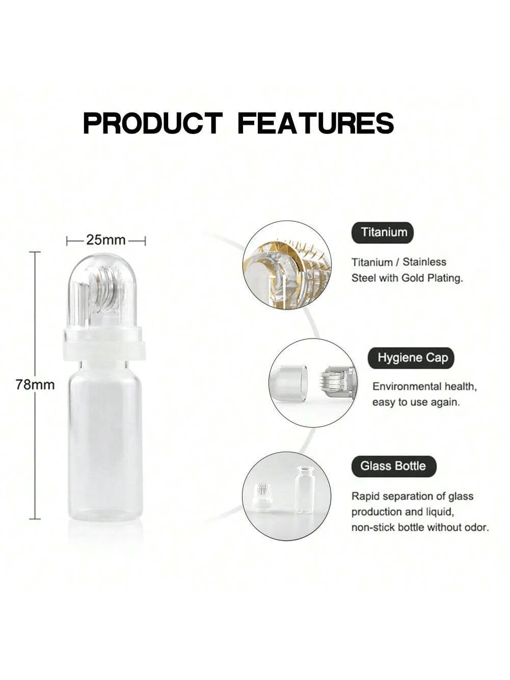 SHEIN 1 Pc 64PIN Serum Injection Microneedle Stamp