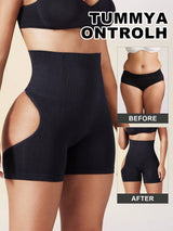 SHEIN 1pc Women's Slimming Shaping Leggings, Tummy Control, Sculpting Pants, Women's Shapewear0