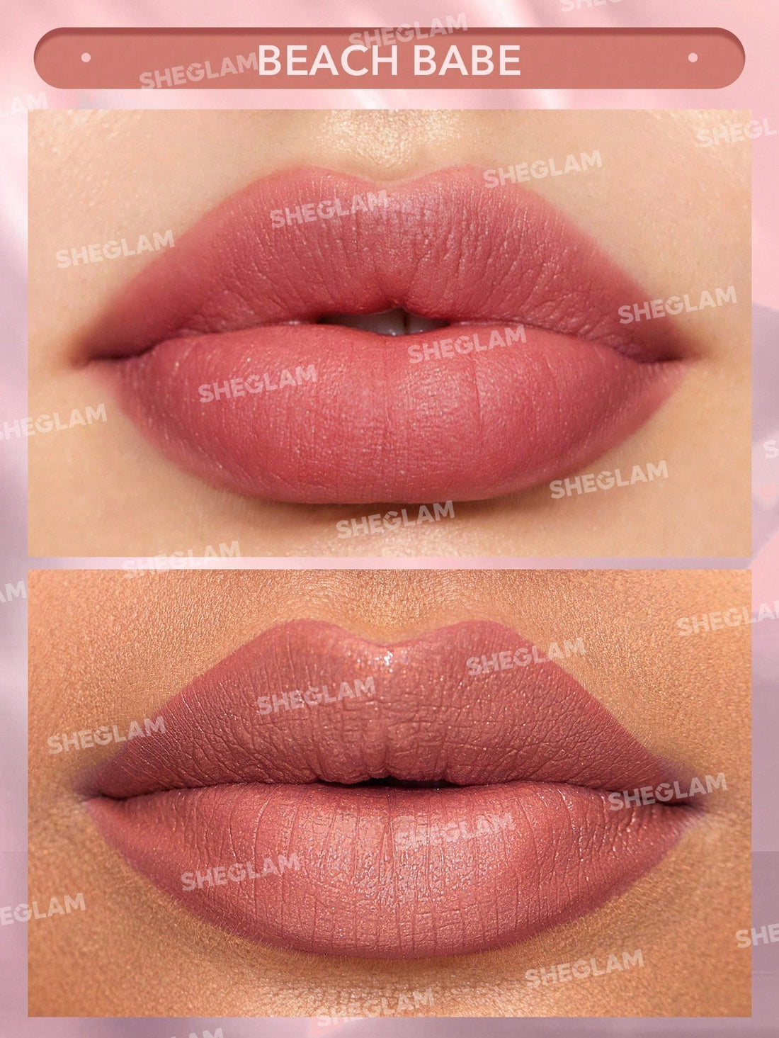 SHEIN SHEGLAM Starlight Velvet Lipstick-Beach Babe1