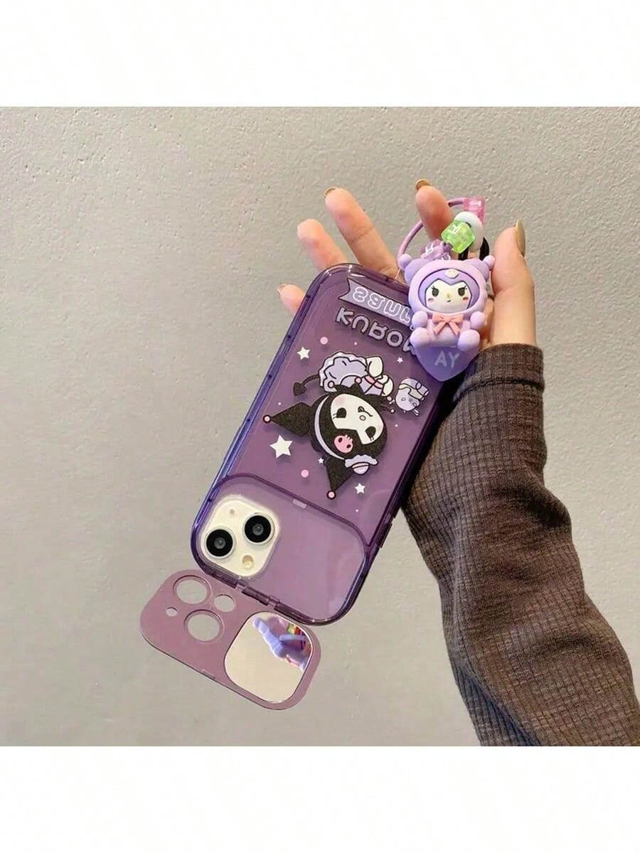 كفر آيفون سيليكون ميرور كورومي ضد الكسر والخدوش – SHEIN Sanrio