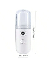 SHEIN White Rechargeable USB Humidifying Facial Sprayer