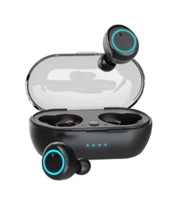 Alternative view of سماعات لاسلكية داخل الأذن ( بإدخال ) ضد للماء زر يتحكم مع ميكروفون ديب باس التحكم في مستوى الصوت