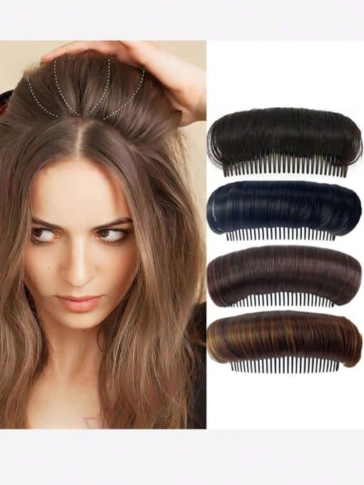 SHEIN 2pcs Ladies' Hair Volume Boosting Hair Base Hair Combs & Hair Accessories
