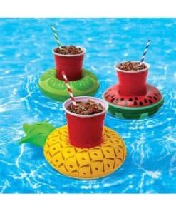 SHEIN 1pcs PVC Inflatable Water Floating Fruit Cup Holder