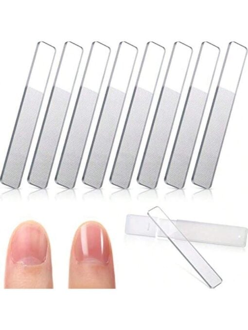 SHEIN 1 Piece Nano Shiner Files Glass Natural Nail