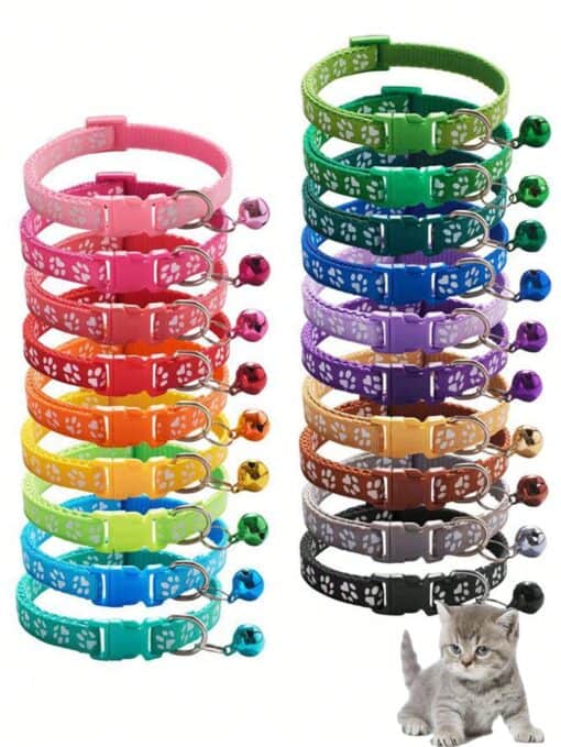 SHEIN 1pcs Random Color Pet Collar Suitable