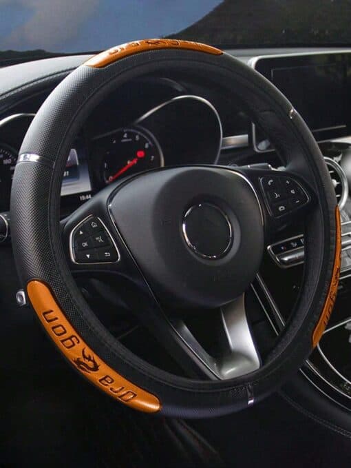 SHEIN 1PC Car Steering Wheel Cover