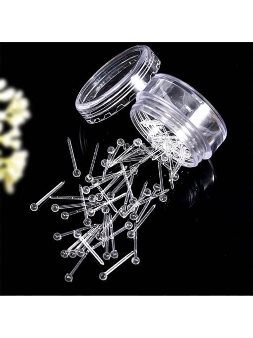 SHEIN 1 Box About 30 Pcs Pretty Hypoallergenic Ear Stick