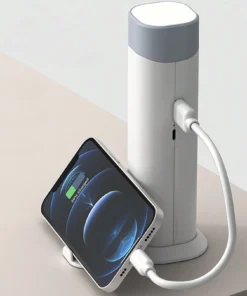 SHEIN 1pc Creative Mini Capsule Power Bank LED Light With Large Capacity And Portable Design
