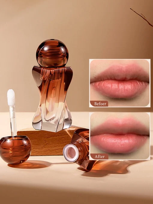 SHEIN 1pc Latte Coffee Lip Oil