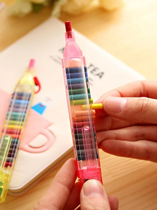 SHEIN 1pc Mixed Color Crayon
