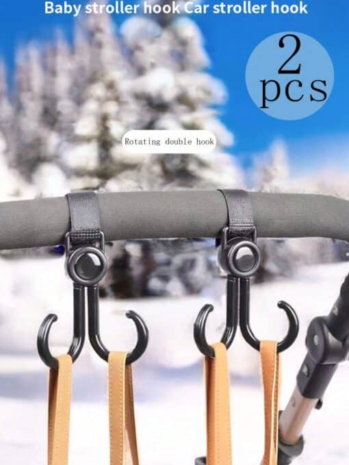 SHEIN 2pcs Baby Stroller Hooks