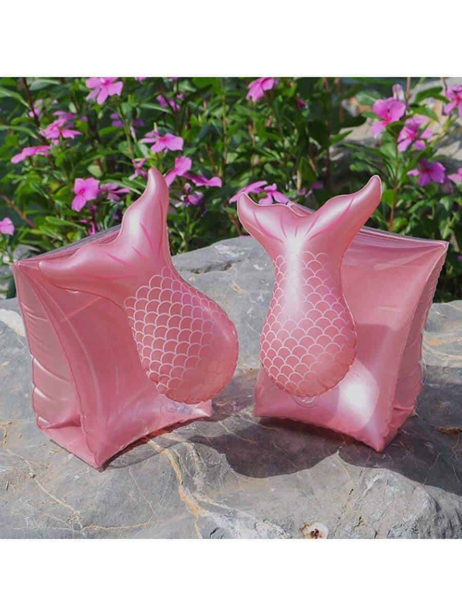 SHEIN 2pcs Water Floating Sleeve Swimming Arm Band ( Mermaid )