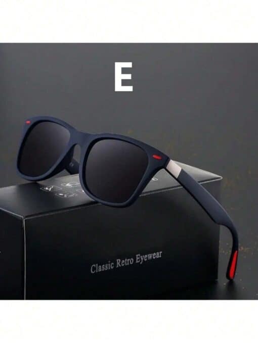 SHEIN Unisex Vintage Polarized Sunglasses