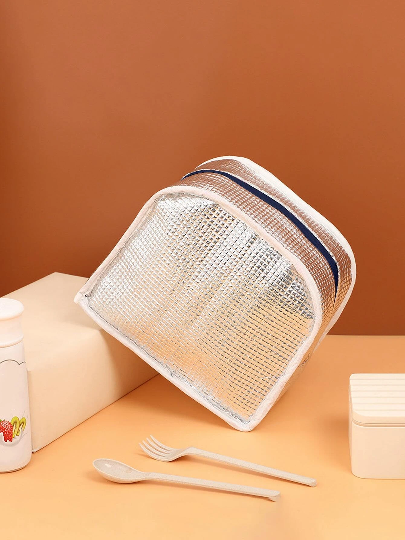 SHEIN 1pc Fabric Lunch Bag - الصورة 5