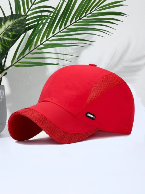 SHEIN 1pc Men's Quick-Drying Sun Protection Baseball Cap For Outdoor Leisure Activities