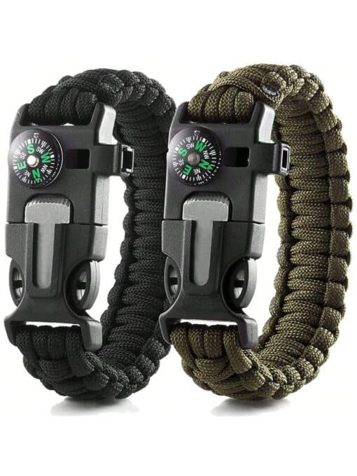 SHEIN 1pc Outdoor 4-In-1 Escape Mountain Climbing Rope Equipment ( Black )