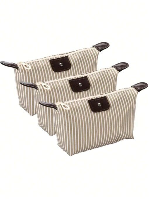 SHEIN 3pcs Outdoor Portable Waterproof Women Toiletry Bags