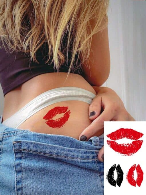 SHEIN 1 Sheet Small Size Body Art Temporary Tattoo Stickers